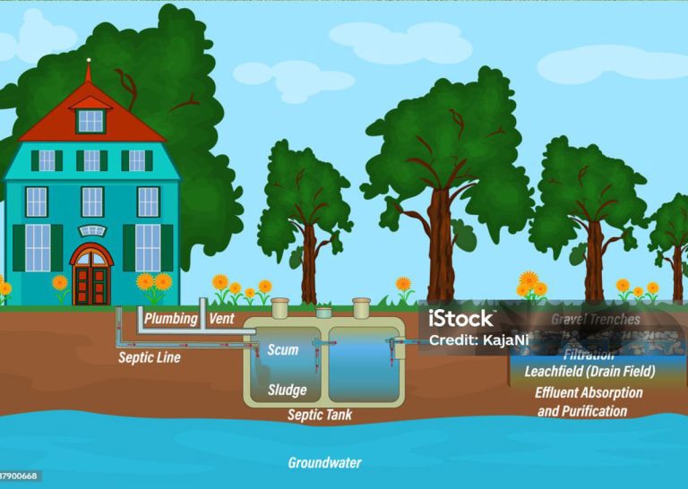 How does a septic system work?